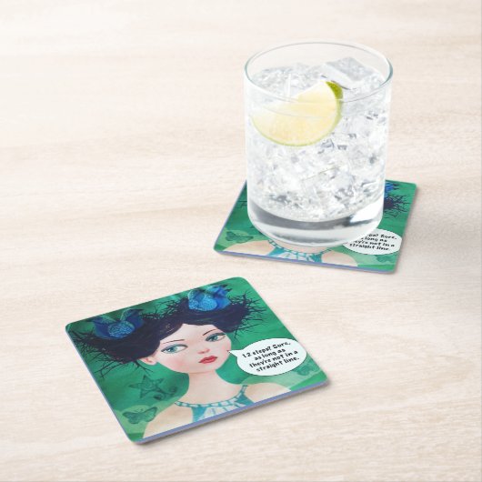 再使用可能なペーパーコースター スクエアペーパーコースター (インサイチュ)