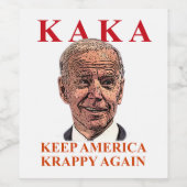 再保度アメリカ・クラッピー ワインラベル (シングルラベル)