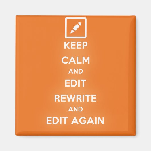 再保書き/編集ポスター マグネット (正面)