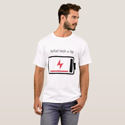 再充電する Tシャツ (正面フル)