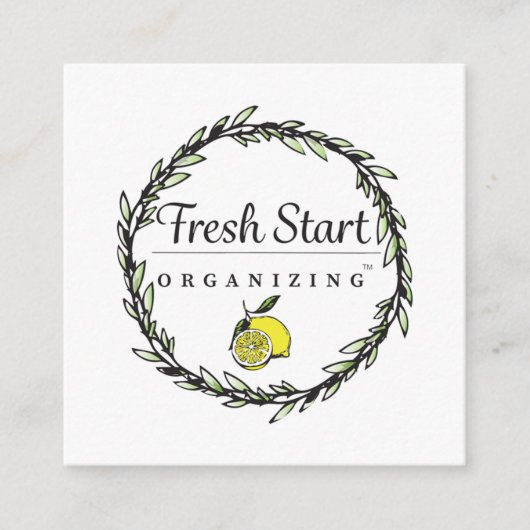 再出発のヒイラギロックの名刺 スクエア名刺 (正面)