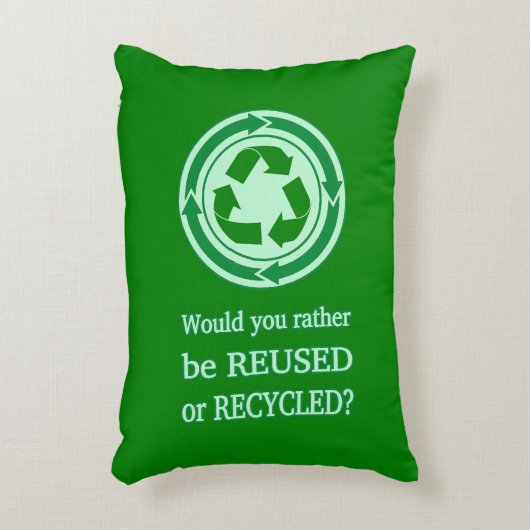 再利用とリサイクル アクセントクッション (正面(垂直))