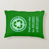 再利用とリサイクル アクセントクッション (裏面)