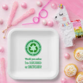 再利用とリサイクル ペーパープレート (パーティー)