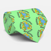 再利用のリサイクルを減らして下さい ネクタイ (ロール)