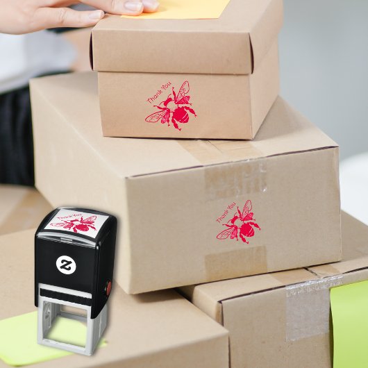 再利用可能なインクスタンプに感謝 セルフインキングスタンプ