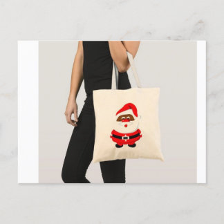 再利用可能なエコフレンドリーコットンキャンバスのトートバッグ/ショップ ポストカード