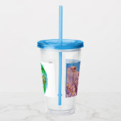 再利用可能なカップ&ストロー救タコの海 アクリルタンブラー (右)