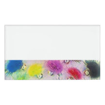 再利用可能な名前タグFluffパーティーデザイン