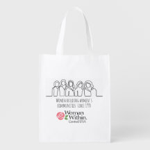 再利用可能な買い物袋女性建物コミュニティ