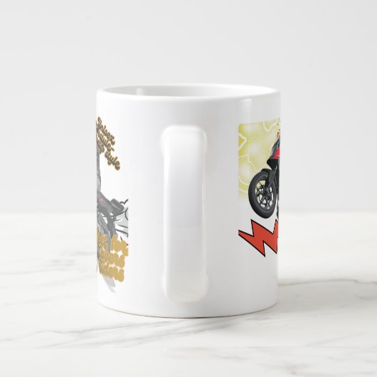 再利用可能な買い物袋 ジャンボコーヒーマグカップ (裏面)