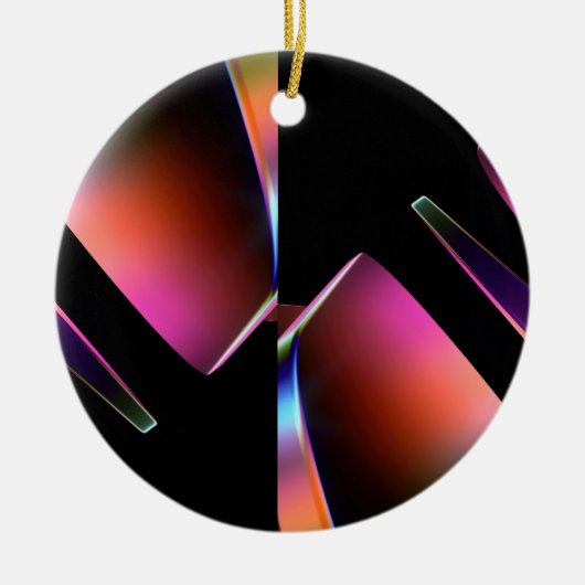 再利用可能な買い物袋 セラミックオーナメント (正面)