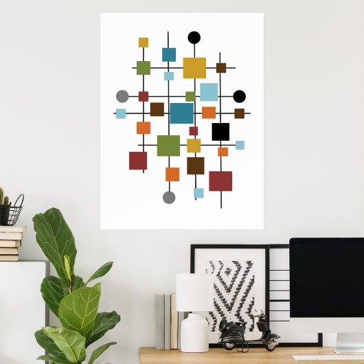 再利用可能な買い物袋 ポスター (ホームオフィス)