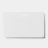 再利用可能な黒と灰色の写真水平磁気 バッジ (裏面)