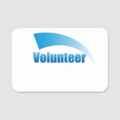 再利用型ボランティア 名札 (正面)