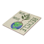 再利用減らリサイクルツリーアースグローブ タイル (側面)