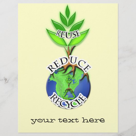 再利用減らリサイクル チラシ (正面)