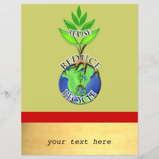 再利用減らリサイクル チラシ (正面)