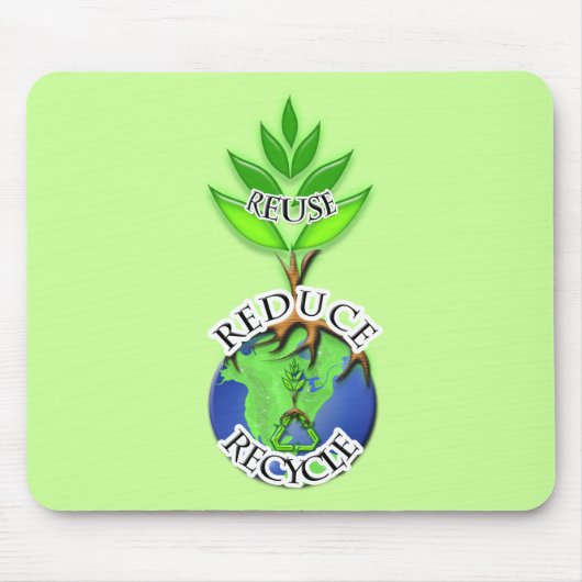 再利用減らリサイクル マウスパッド (正面)