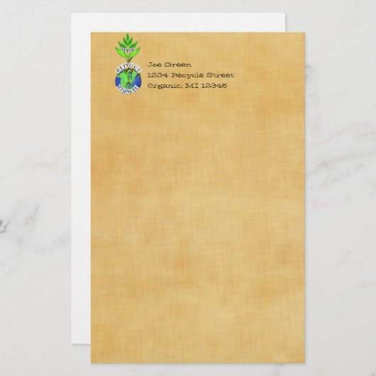 再利用減らリサイクル 便箋 (正面/裏面)