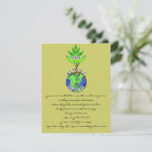 再利用減らリサイクル 招待状 (スタンド正面)