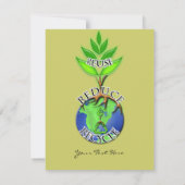 再利用減らリサイクル 招待状 (裏面)