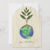 再利用減らリサイクル 招待状 (裏面)