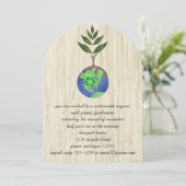 再利用減らリサイクル 招待状 (スタンド正面)