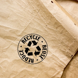 再利用減ら、、リサイクル、 ラバースタンプ