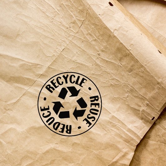 再利用減ら、、リサイクル、 ラバースタンプ