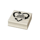 再利用減ら,,リサイクル,素朴 ラバースタンプ (スタンプ)