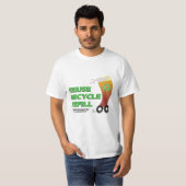 再利用、リサイクル、結め換え品の人のTシャツ Tシャツ (正面フル)