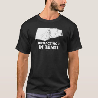 再制定は意思-暗い色です Tシャツ