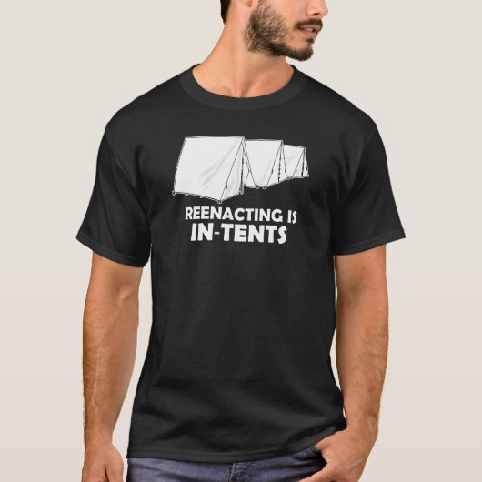 再制定は意思-暗い色です Tシャツ (正面)