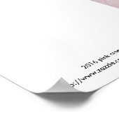 再印刷可能な教会の公報マスターテンプレートポスター ポスター (角)