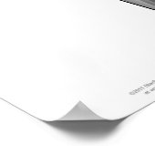 再印刷可能な教会公報マスターテンプレート ポスター (角)