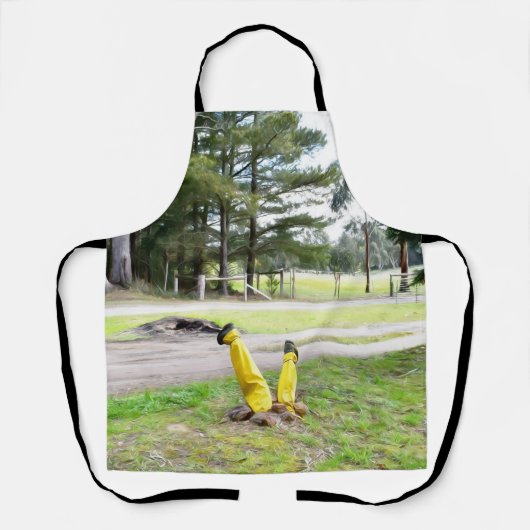 再失ったび庭で エプロン (正面)