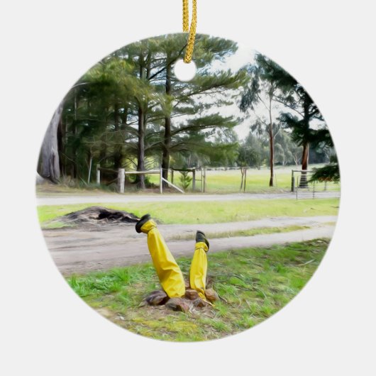 再失ったび庭で セラミックオーナメント (正面)