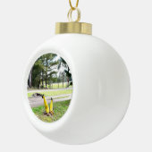 再失ったび庭で セラミックボールオーナメント (右)