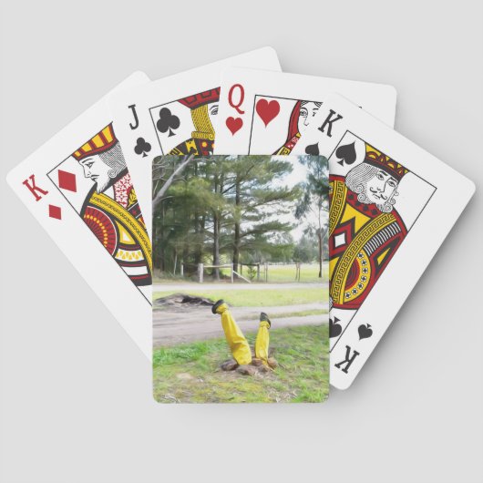 再失ったび庭で トランプ (裏面)