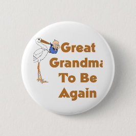 再度あるこうのとりの曾祖母 缶バッジ