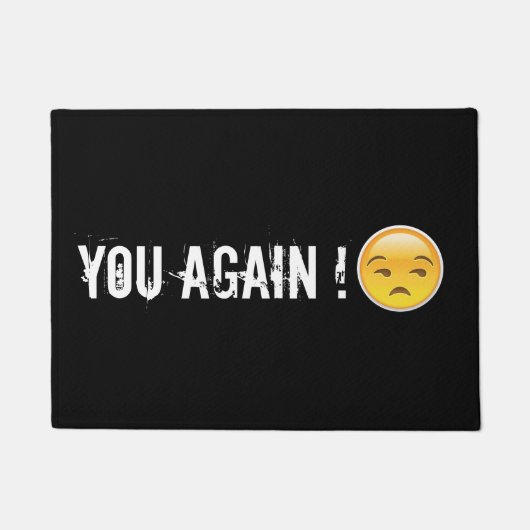 再度おもしろいな玄関マット ドアマット (正面)