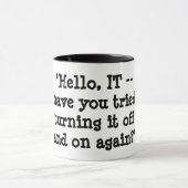 再度それをそしてつけることを試みましたか。 マグカップ (中央)