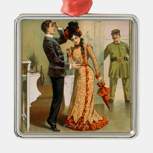 "再度それ"のいけないアンソニー劇場ポスター メタルオーナメント (正面)