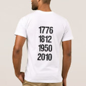 再度ビートイギリス Tシャツ (裏面)