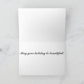 再度冬のクリスマスカード シーズンカード (内部)