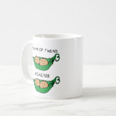 再度双生児のポッドの乳母 コーヒーマグカップ (正面左)