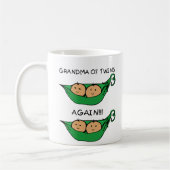 再度双生児のポッドの祖母 コーヒーマグカップ (左)