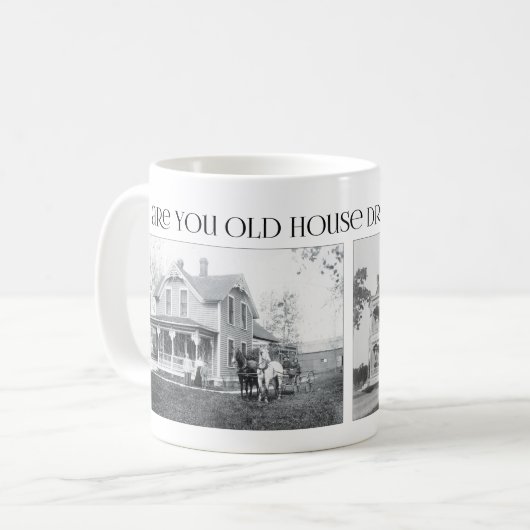 再度夢を見る古い家ですか。 コーヒーマグカップ (正面左)