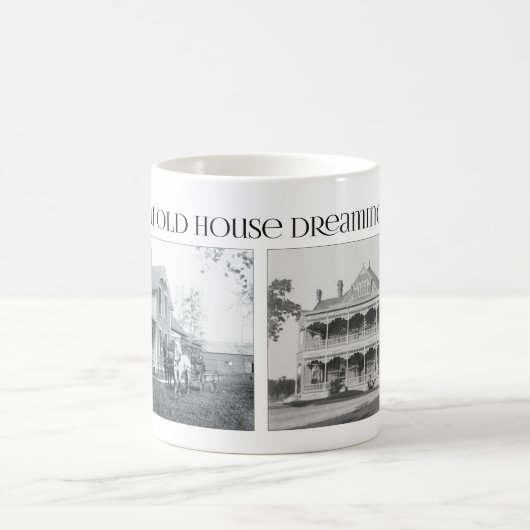 再度夢を見る古い家ですか。 コーヒーマグカップ (中央)